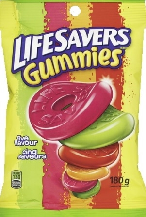 LifeSavers Original 5 Flavor Gummy 12/180g Sugg Ret $3.79