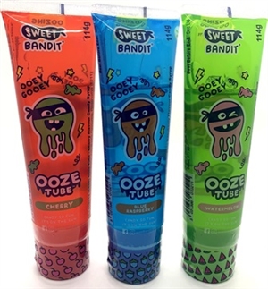 Ooze Tube Liquid Squeeze Candy 12/114g Sugg Ret $2.59